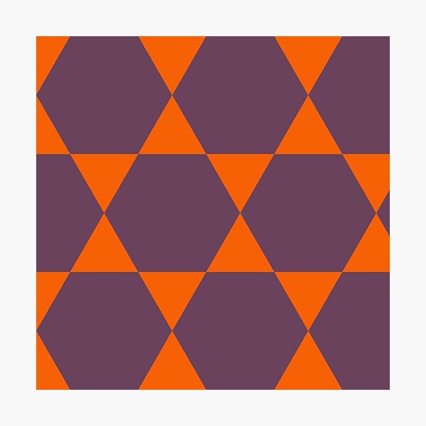 Orange and Purple Daze Photographic Print