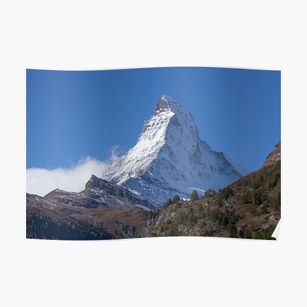 Matterhorn, Zermatt, Wallis, Schweiz Poster