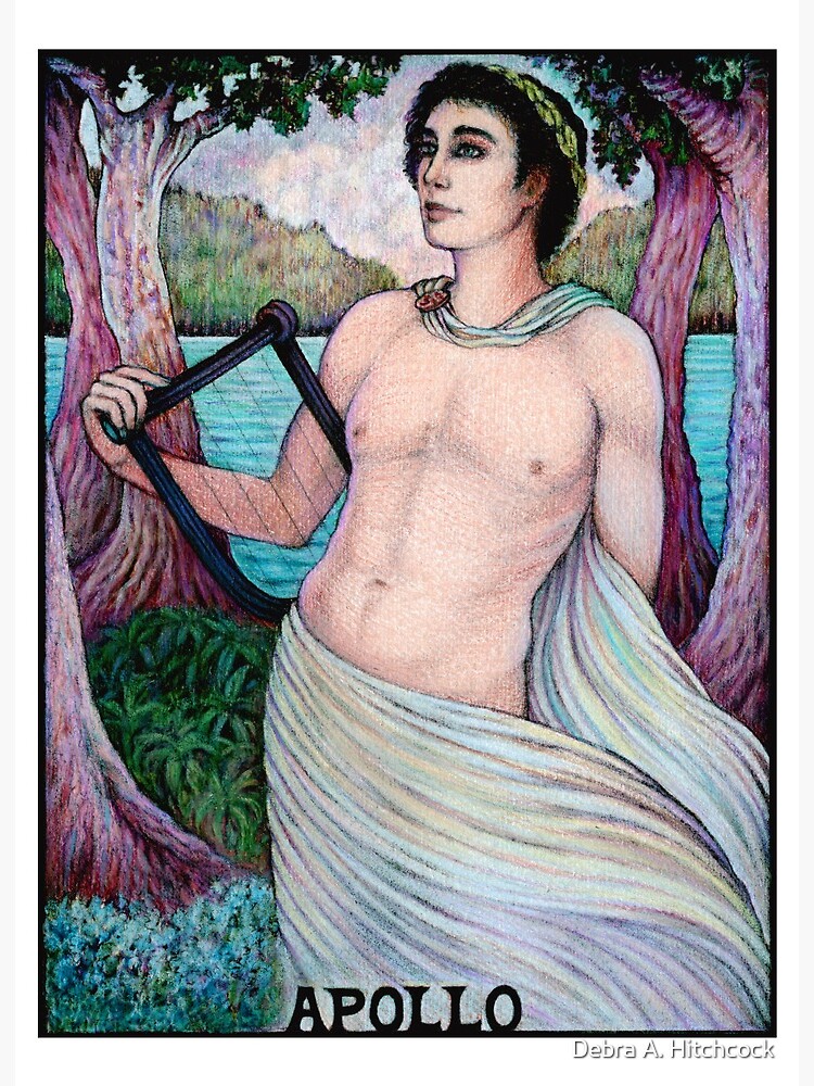 The Greek Gods Apollo Art Board Print By Dkadjaa Redbubble
