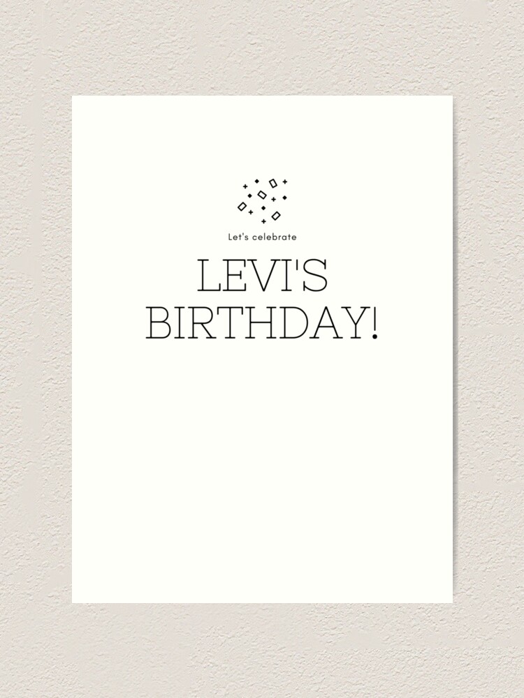 levi's birthday discount