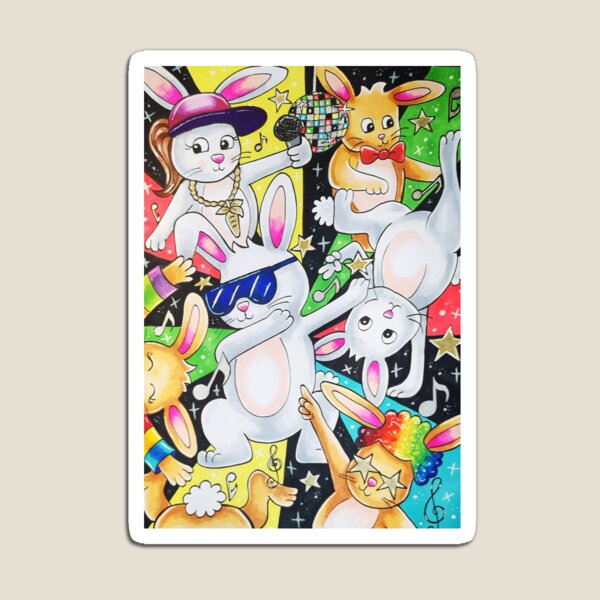 Item preview, Disco Bunnies designed and sold by Katy Vaughan.