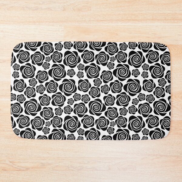 Item preview, Black and White Rose Pattern designed and sold by nutmegfairy.