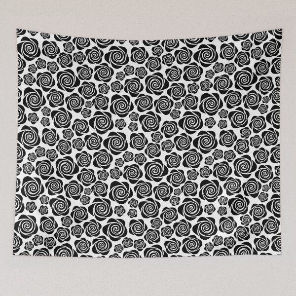 Item preview, Black and White Rose Pattern designed and sold by nutmegfairy.