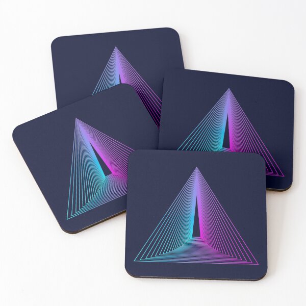 Item preview, 80s 3D triangle patterns designed and sold by PopAlex.