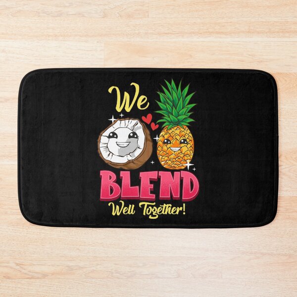 Item preview, We Blend Well Together Funny Pineapple Coconut Pun designed and sold by perfectpresents.