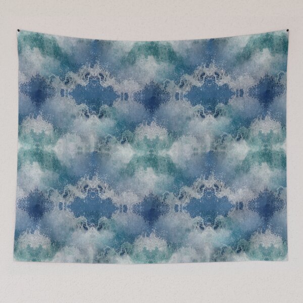 Artikelvorschau, Sea Splash Mirror Pattern. entworfen und verkauft von MindTravel.