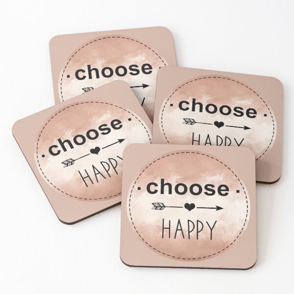 Item preview, Happy quote gold designed and sold by OkihanaShop.