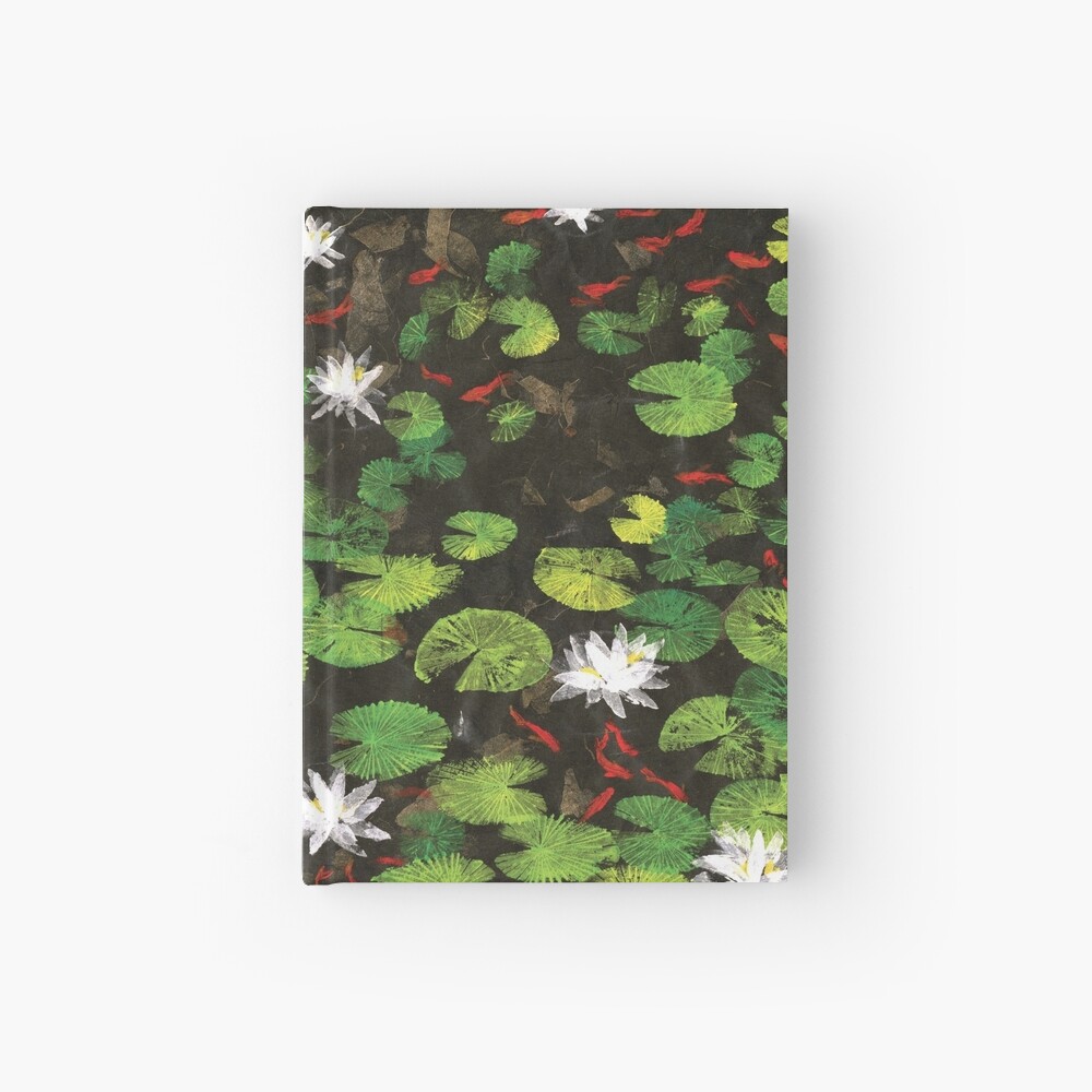 Water Lillies Hardcover Journal