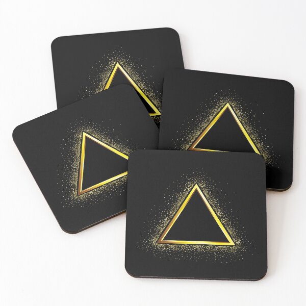 Item preview, 80s gold triangle patterns designed and sold by PopAlex.