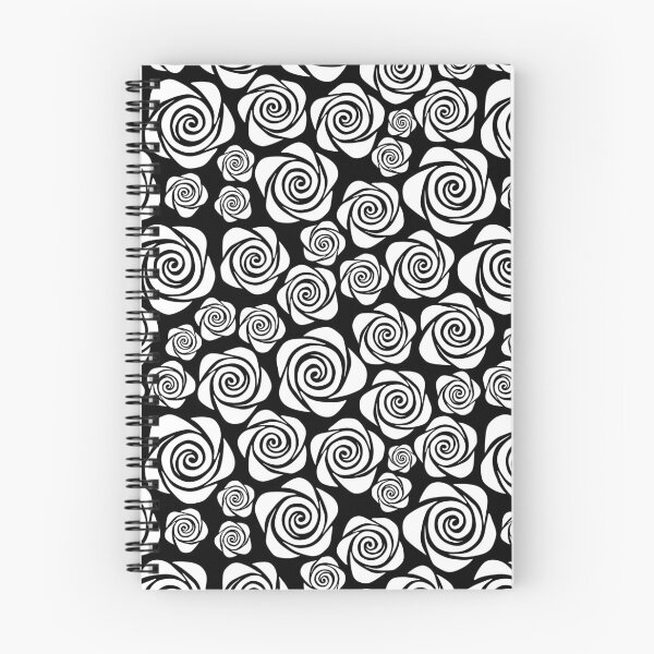Item preview, White Roses on Black Pattern designed and sold by nutmegfairy.