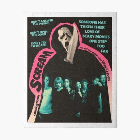 Scream Movie Poster Art Board Print