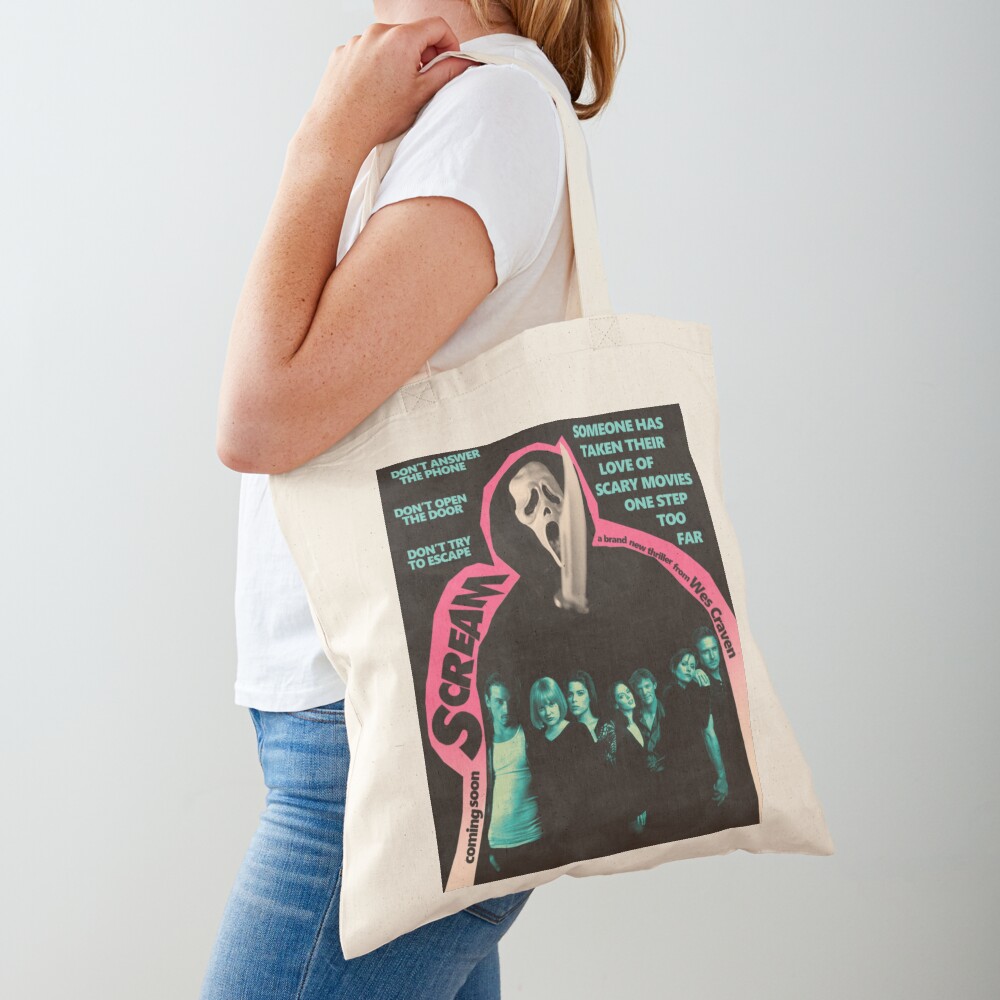 Scream Movie Poster Tote Bag