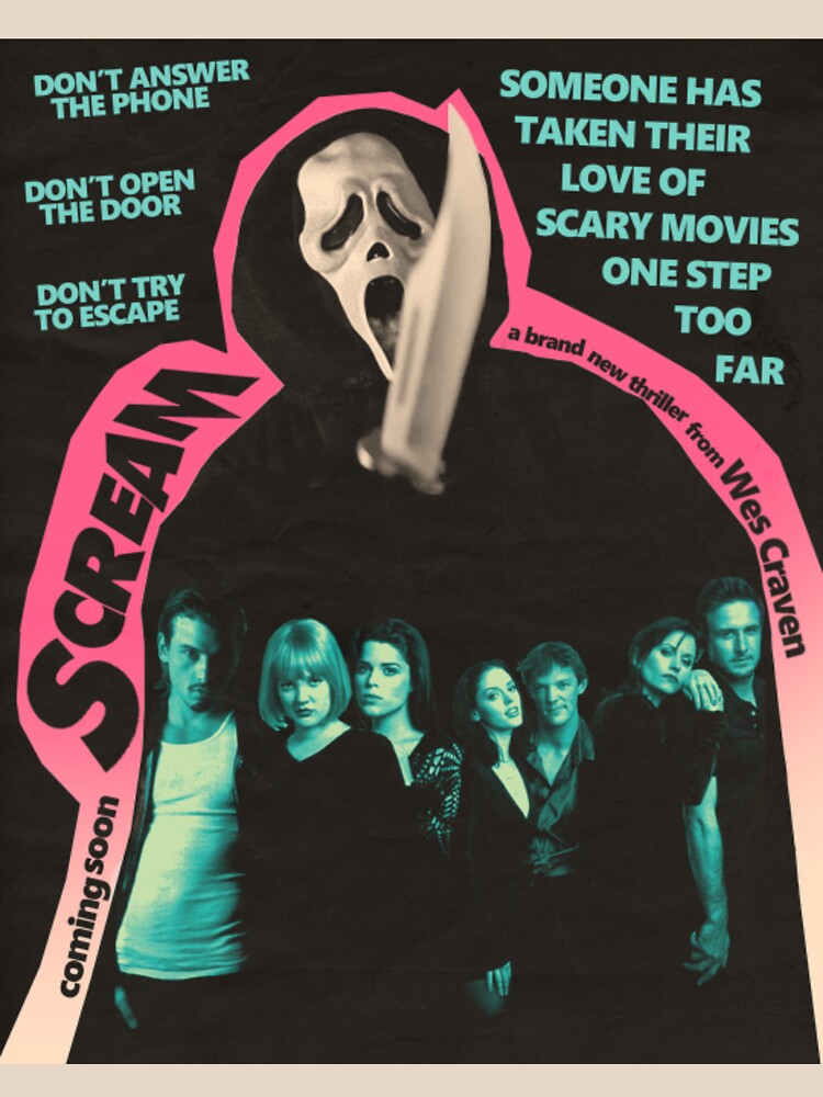 scream movie poster shirt