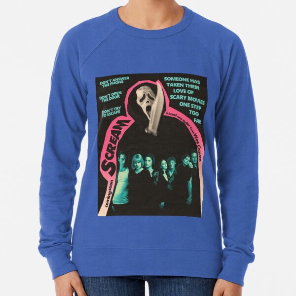 Scream Movie Poster Lightweight Sweatshirt