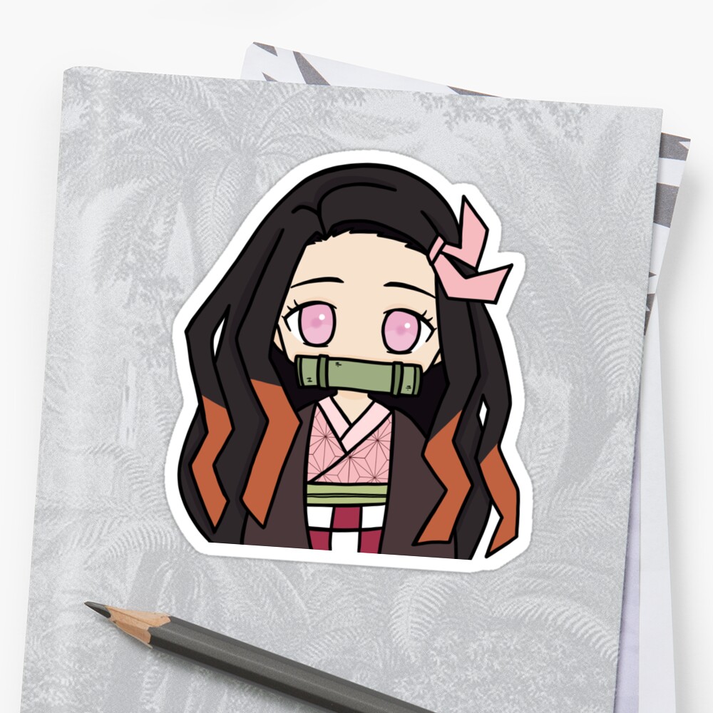 "Nezuko Kimetsu No Yaiba Demon Slayer" Sticker by