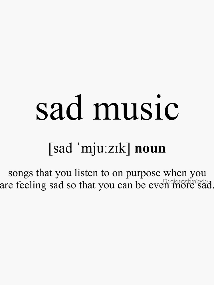 sad-music-definition-dictionary-collection-sticker-for-sale-by