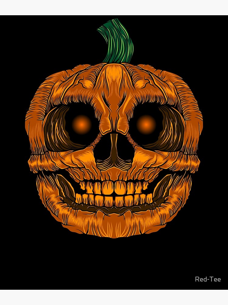 Halloween Shirts for Men Funny Horror Pumpkin Face Tshirt Womens