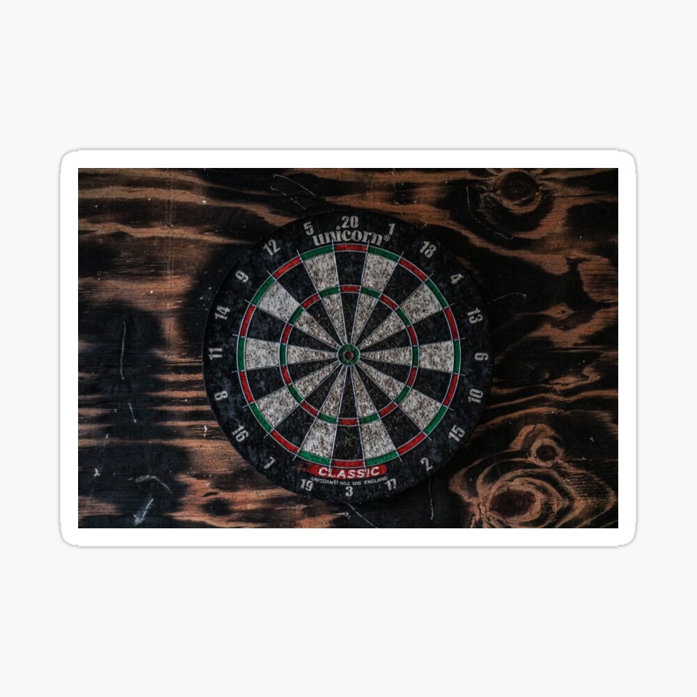 The Dartboard Poster By Ohtxdesigns Redbubble - dart board roblox