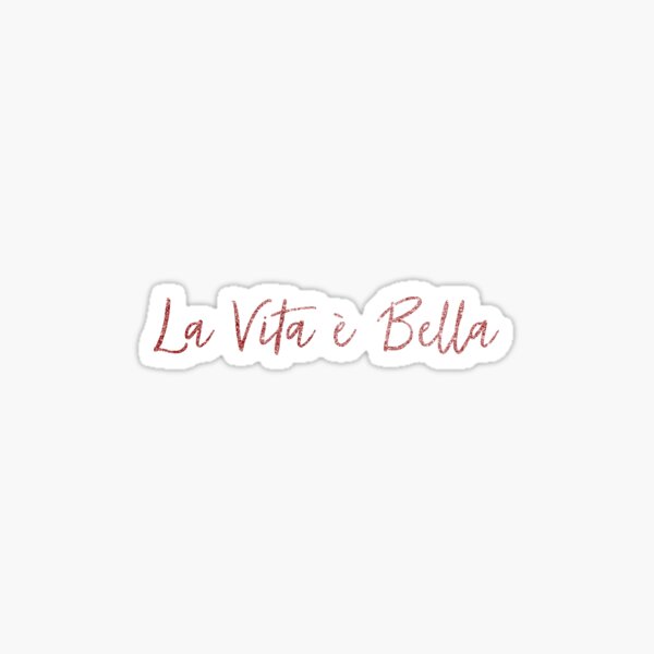 Item preview, La vita è bella & Life Is Beautiful - Best Gift designed and sold by MagicBoutique.