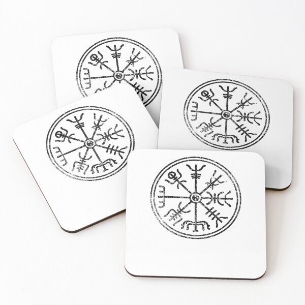 Item preview, Compass wind rose of the Viking runes sign designed and sold by LuminOrb.