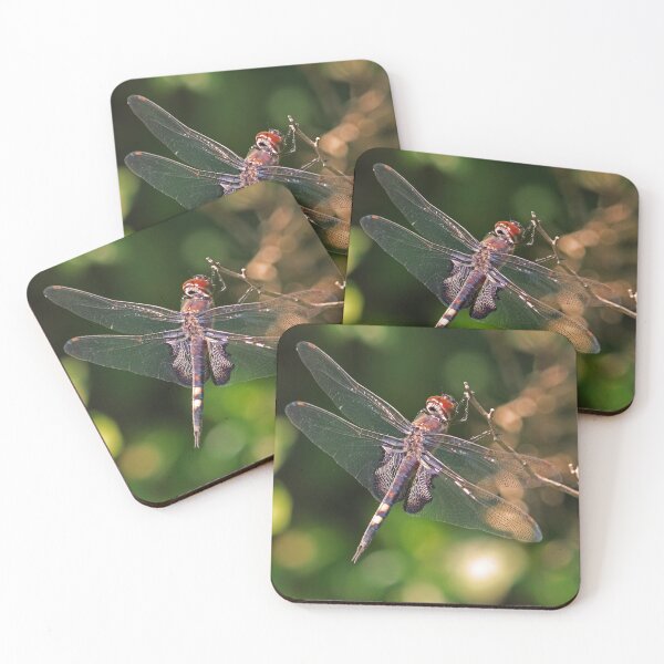 Item preview, Black saddlebag dragonfly designed and sold by rootedrender.