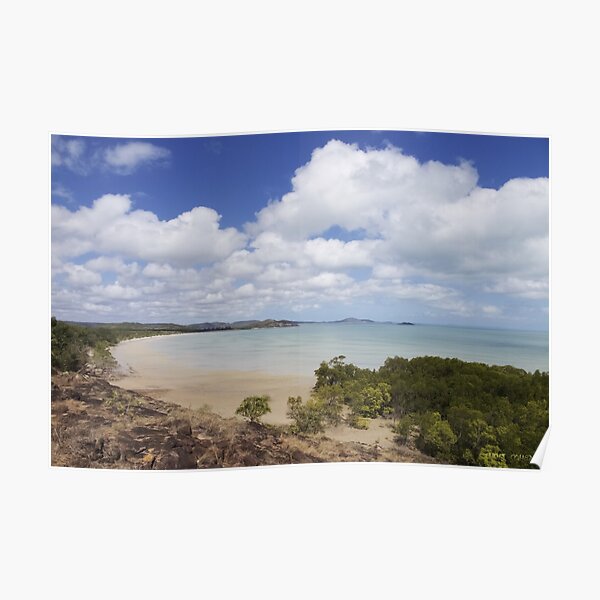 Endeavour Strait from the tip of Australia, Cape York Poster