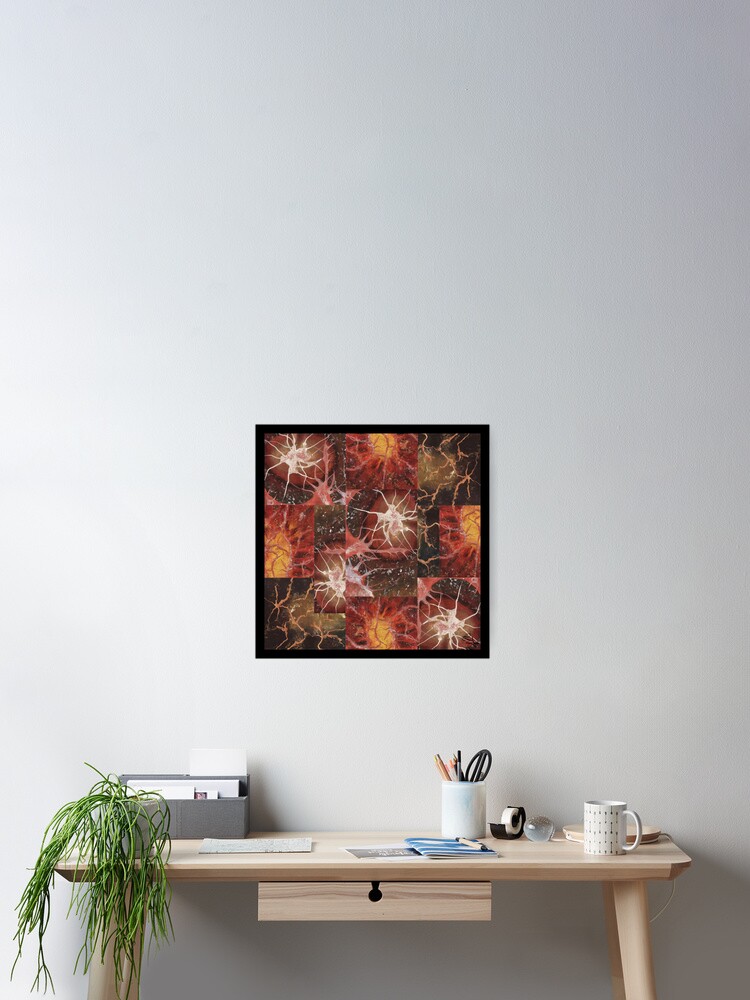 Thumbnail 2 of 3, Poster, Spontaneous Fragmentation designed and sold by Metanoia.