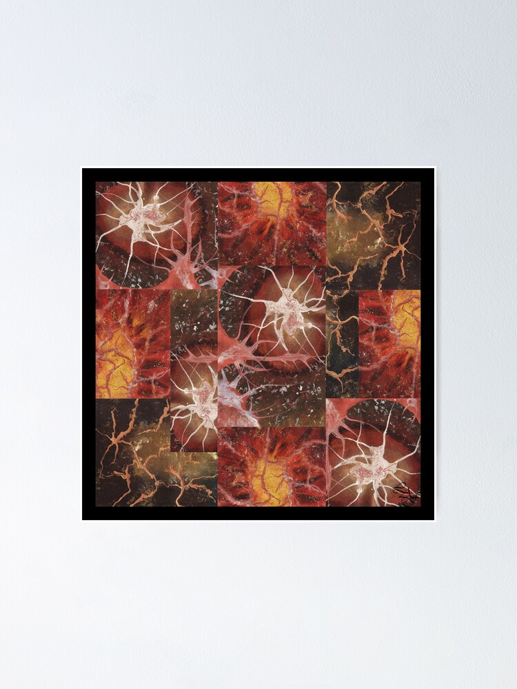 Thumbnail 1 of 3, Poster, Spontaneous Fragmentation designed and sold by Metanoia.