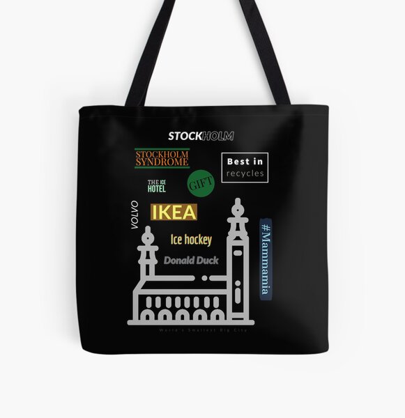 Stockholm All Over Print Tote Bag