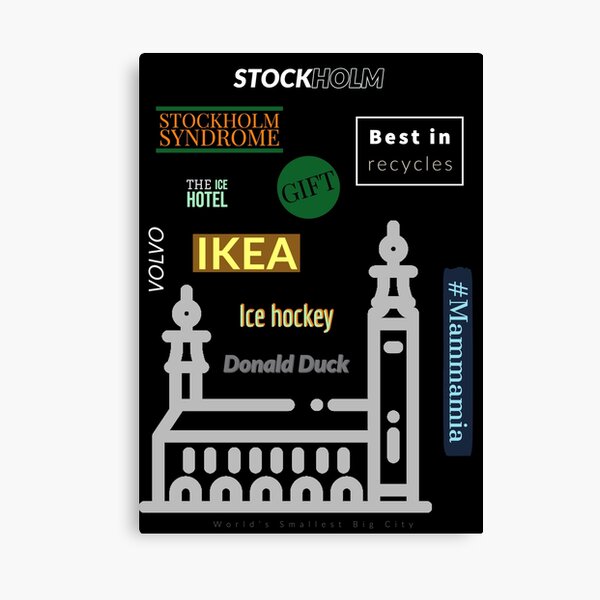 Stockholm Canvas Print