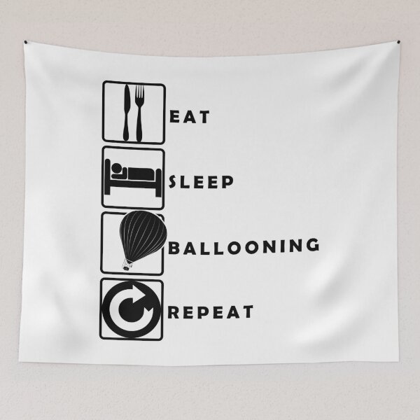 Item preview, Repetir comer dormir globo aerostático designed and sold by LuminOrb.