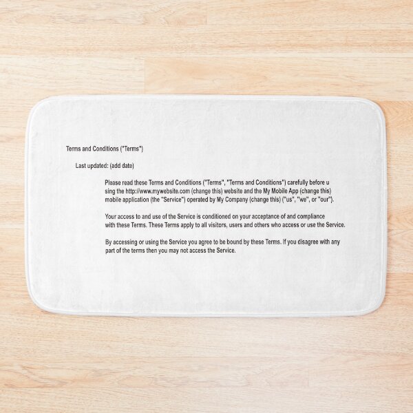 Item preview, Terms and conditions designed and sold by wydrenpng.