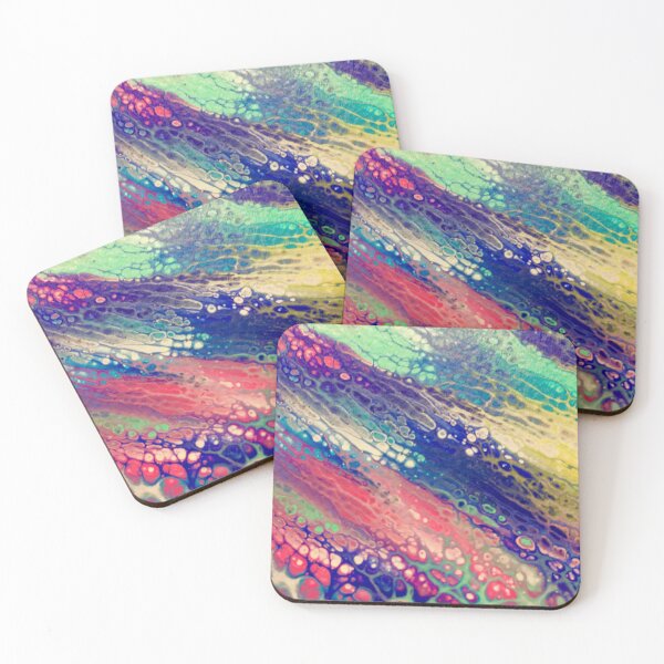 Item preview, abstract, acrylic pour, art, brilliant colors, abstract design,  designed and sold by artbykathleen.