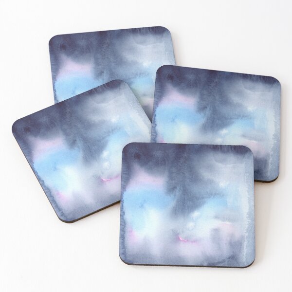 Item preview, Dreamy Watercolor Texture with Indigo and pastel designed and sold by Sandra Connelly.