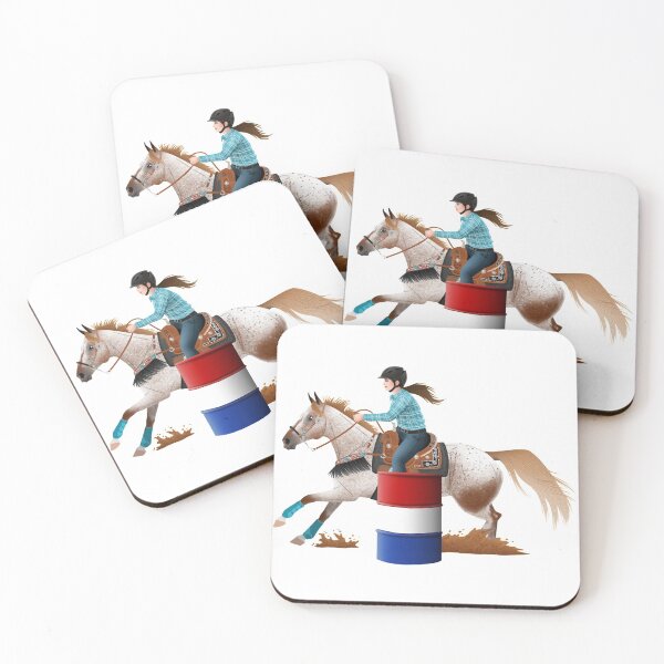 Item preview, Appaloosa Barrel Racer - Equine Rampaige designed and sold by equinerampaige.