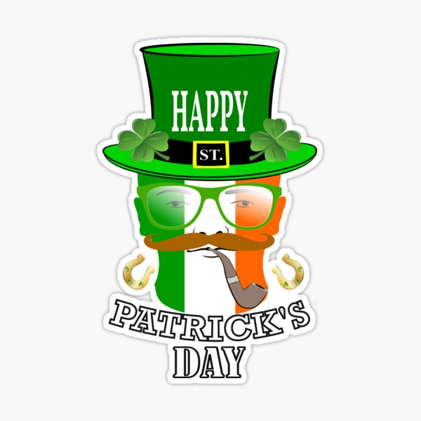 Baseball Leprechaun Goblin St Patricks Day Present' Sticker