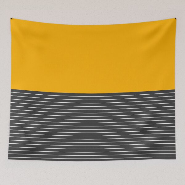 Item preview, Half thin striped yellow designed and sold by Miss Striped.