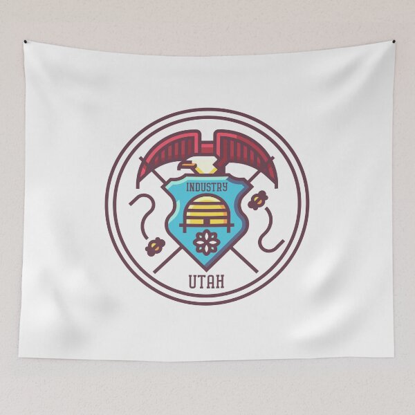 Item preview, Utah State Crest designed and sold by DarumaCreative's Shop.