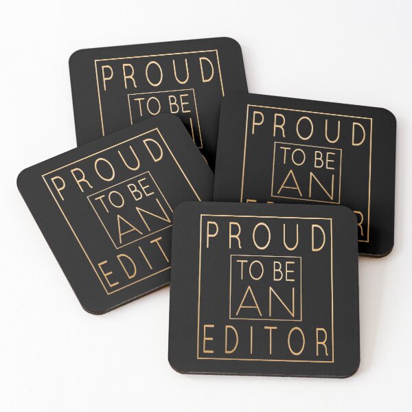Item preview, Proud To Be An Editor - Funny Editing product designed and sold by Grabitees.