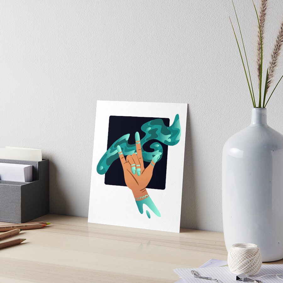 Item preview, Art Board Print designed and sold by emphatic.