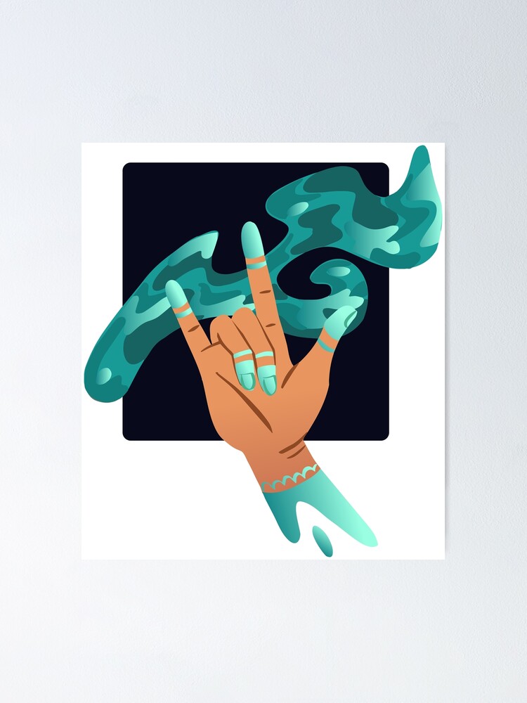 Thumbnail 1 of 3, Poster, Magic hands. designed and sold by emphatic.