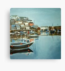 Harbour at Mevagissey Canvas Print
