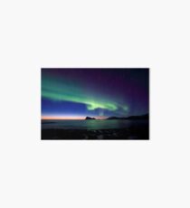 Aurora Borealis over Haja island -II Art Board