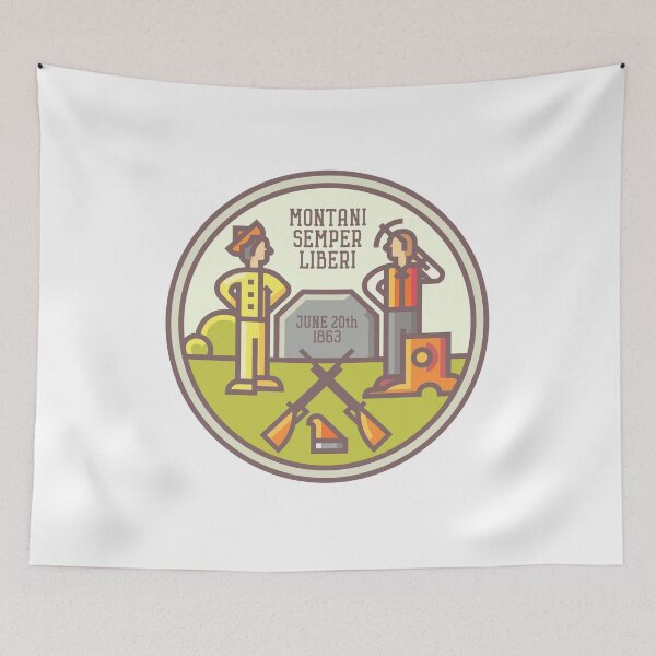 Item preview, West Virginia State Crest designed and sold by DarumaCreative's Shop.