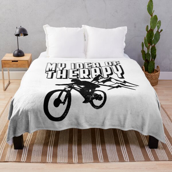 Item preview, My Idea Of Therapy - Cool Mountain Biking Design designed and sold by emmjott.