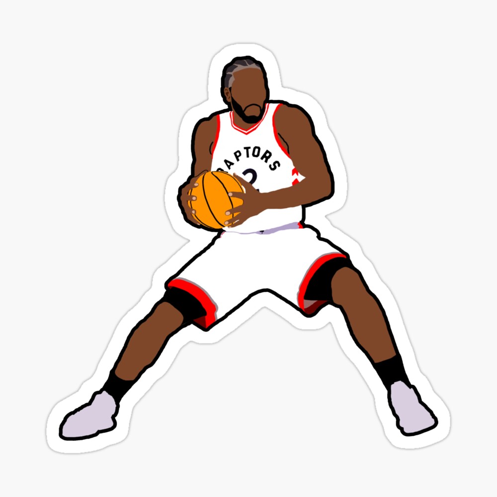 Kawhi Leonard Cartoon Design Poster By Selp22 Redbubble