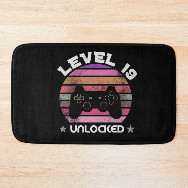 Item preview, Level 19 Complete 19th Birthday - Celebrate 19th Wedding Gift Video Gamer designed and sold by SaraDarwish.