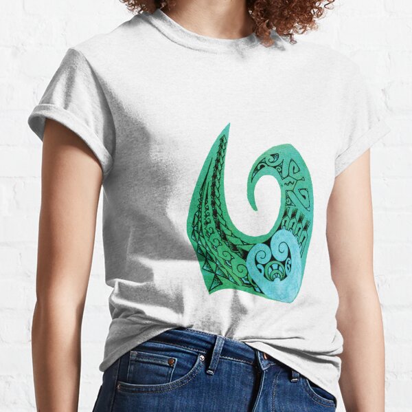 Polynésie Tatoo art ancre coeur Classic T-Shirt