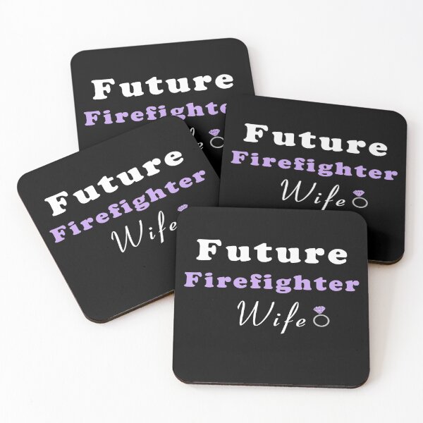 Item preview, Womens Future Firefighter Wife Firemans Wife Fiance Engagement Gift T-Shirt  designed and sold by Laura J Devera ⭐⭐⭐⭐⭐.