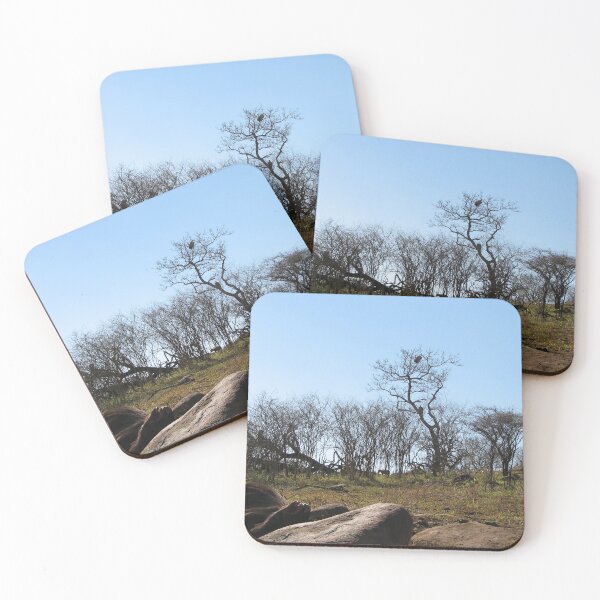 Item preview, South African Bush Landscape with Hyena designed and sold by worldways.